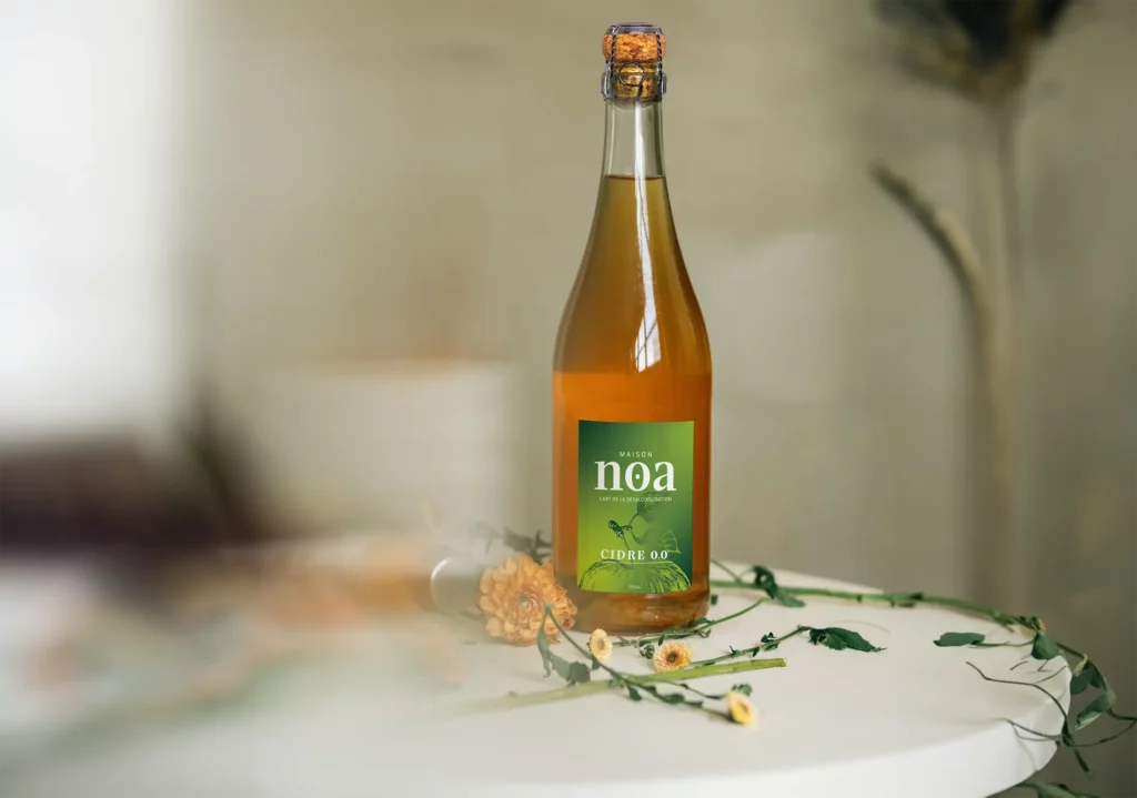 Cidre - Maison Noa - cidra sans alcool - désalcoolisé